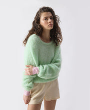 Nib Round Neck Knit