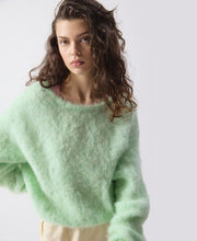 Nib Round Neck Knit