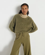 Nib Round Neck Knit