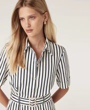 Lina Stripe Shirt Dress