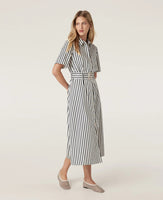 Lina Stripe Shirt Dress