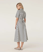Lina Stripe Shirt Dress
