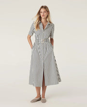 Lina Stripe Shirt Dress