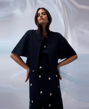 Villa Crepe Knit Bolero