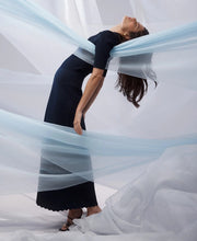 Villa Crepe Knit Scallop Skirt