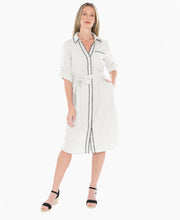 Blanket Stitch Shirt Dress