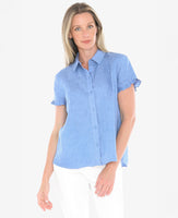 Pigment Ruffle Shirt