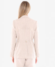 Pinstripe Linen Jacket