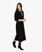 Tipped Collar Dress