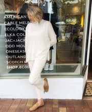 Zoe High Rise Straight Crop Ecru Jean