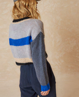 Contrast Colour Stripe Jumper