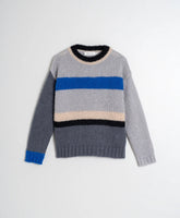 Contrast Colour Stripe Jumper
