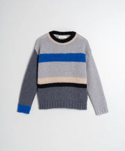 Contrast Colour Stripe Jumper
