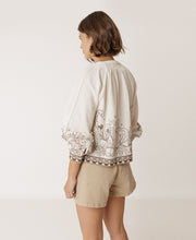 Floral Hem Blouse