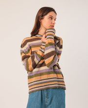 Round Neck Stripe Knit