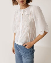 Schiffli Boxy Shirt