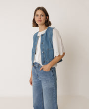 Schiffli Boxy Shirt