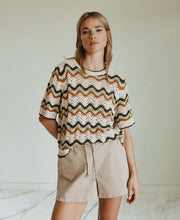 Zig Zag Crochet Sweater