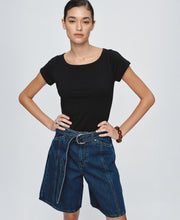 Belted Jean Short