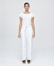 Belted Wide Leg Jean