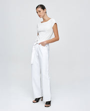 Belted Wide Leg Jean