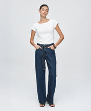 Belted Wide Leg Jean