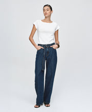Belted Wide Leg Jean