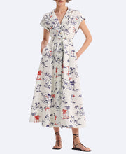 Capri Linen Shirt Dress