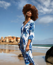 Kefalonia Long Poppy Dress