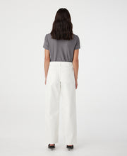 Avril Mid Rise Slouchy White Jean