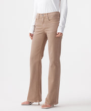 Effie Mid Rise Flare Mushroom Jean