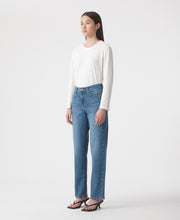 Elise Mid Rise Straight Liberty Jean