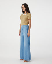 Lotus Mid Rise Wide Leg Bluejay Pant