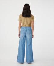 Lotus Mid Rise Wide Leg Bluejay Pant