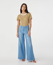 Lotus Mid Rise Wide Leg Bluejay Pant