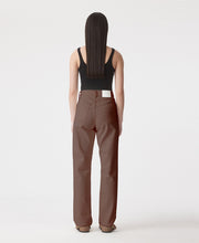 Zoe High Rise Straight Cacao Jean