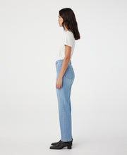 Zoe High Rise Straight Kingfisher Jean