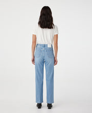 Zoe High Rise Straight Kingfisher Jean