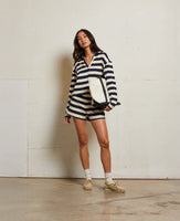 Alison Jersey Collared Top