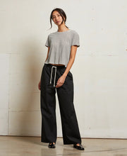 Harley Stripe Boxy Crew Tee