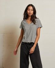 Hendrix Stripe V-Neck Tee