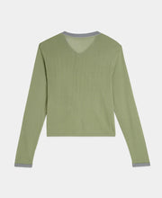 Crew-Neck Cardigan