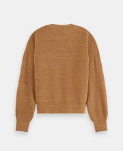 Fuzzy Crew Neck Pullover