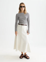 Gingham LS T-Shirt