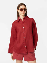 Oversized Linen Shirt