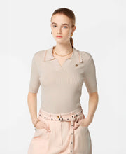 Polo Neck SS Pullover