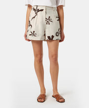 Printed High Rise Shorts