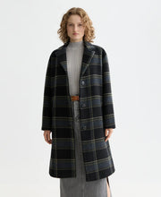 Relaxed Single Breasted Wool Coat