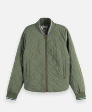 Reversible Quilted Nylon Bomber