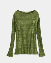 Ribbed Knitted Pullover